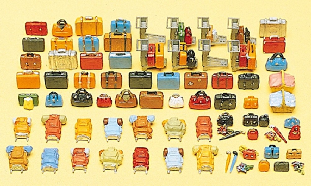 Preiser 17005 Reisegepäck 90 Teile