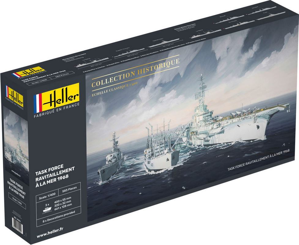 Heller 81092 TASK FORCE RAVITAILLEMENT A LA MER 1:400 Neu