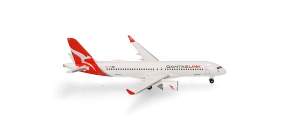 Herpa 537810 QantasLink Airbus A220-300 VH-X4B Koala 1:500 Neu