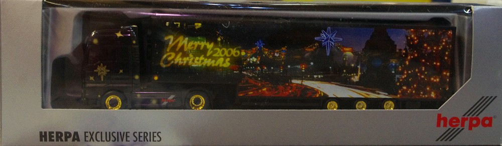 Herpa 152525 MAN TGA Jumbo Sattelzug X-Mas 06 1:87 H0 Neu OVP