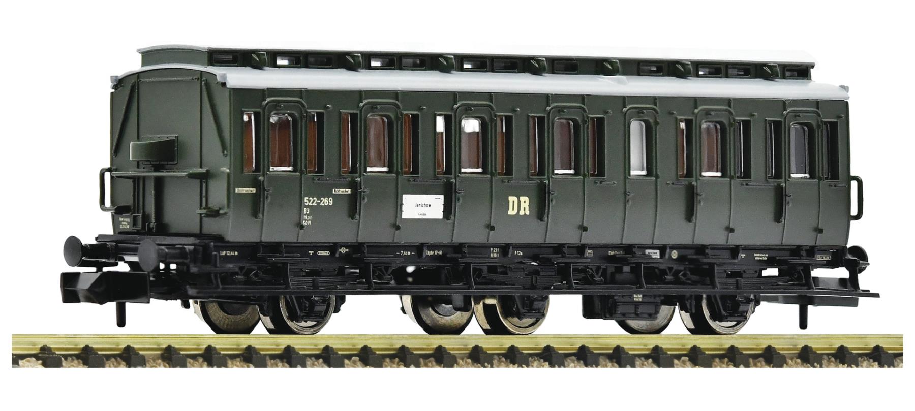 Fleischmann 6260008 Abteilwagen 2. Klasse DR 1:160 Spur N DC Neu OVP