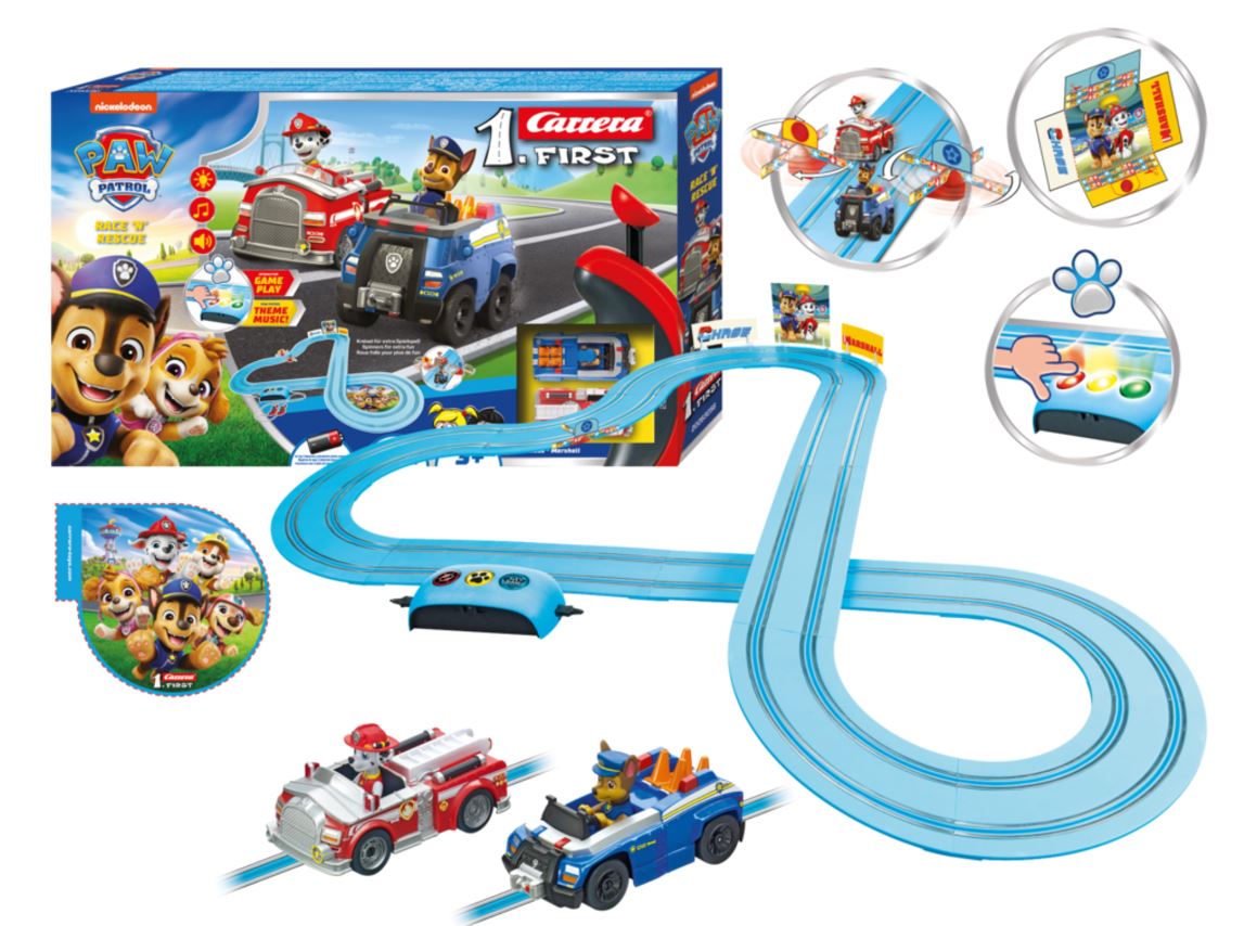 Carrera 20063058 PAW PATROL - Race 'N' Rescue Carrera First Neu OVP