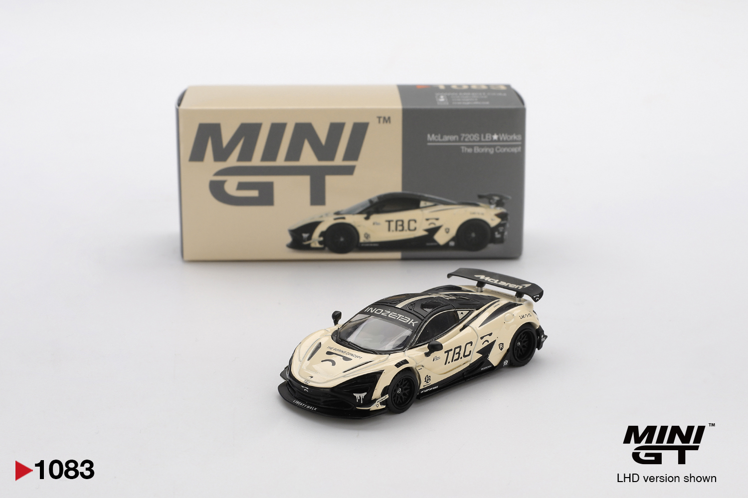 Mini GT 1083 McLaren 720S LB-Works The Boring Concept 2024 1:64