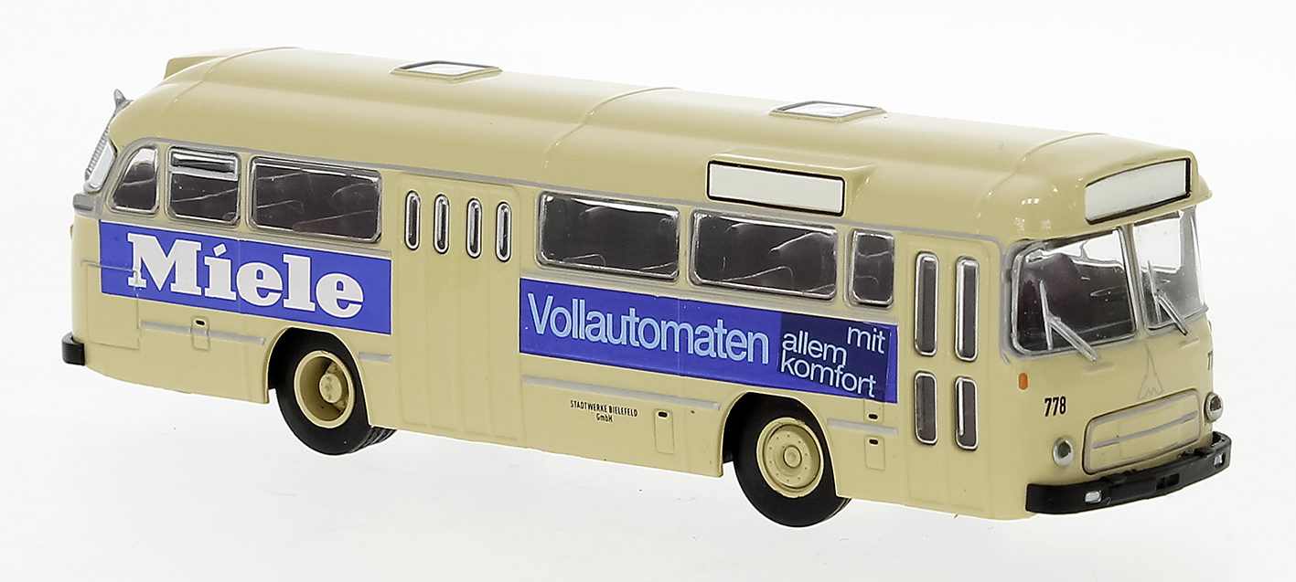 Brekina 59524 Magirus Saturn II, Stadtwerke Bielefeld - Miele, 1960