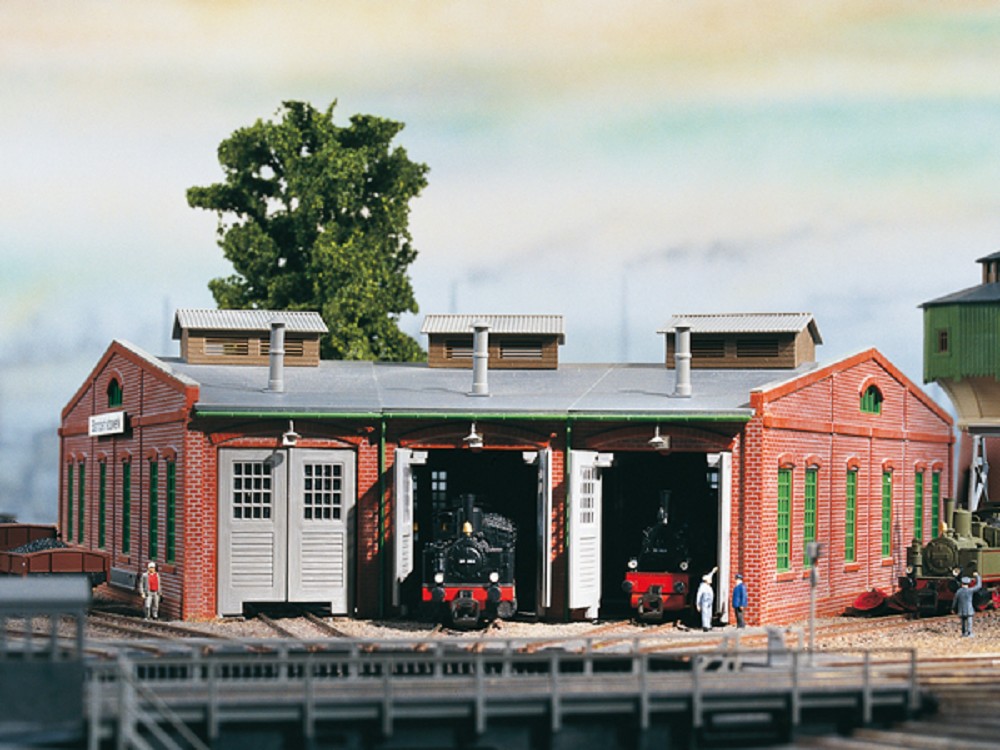 Auhagen 13280 Ringlokschuppen