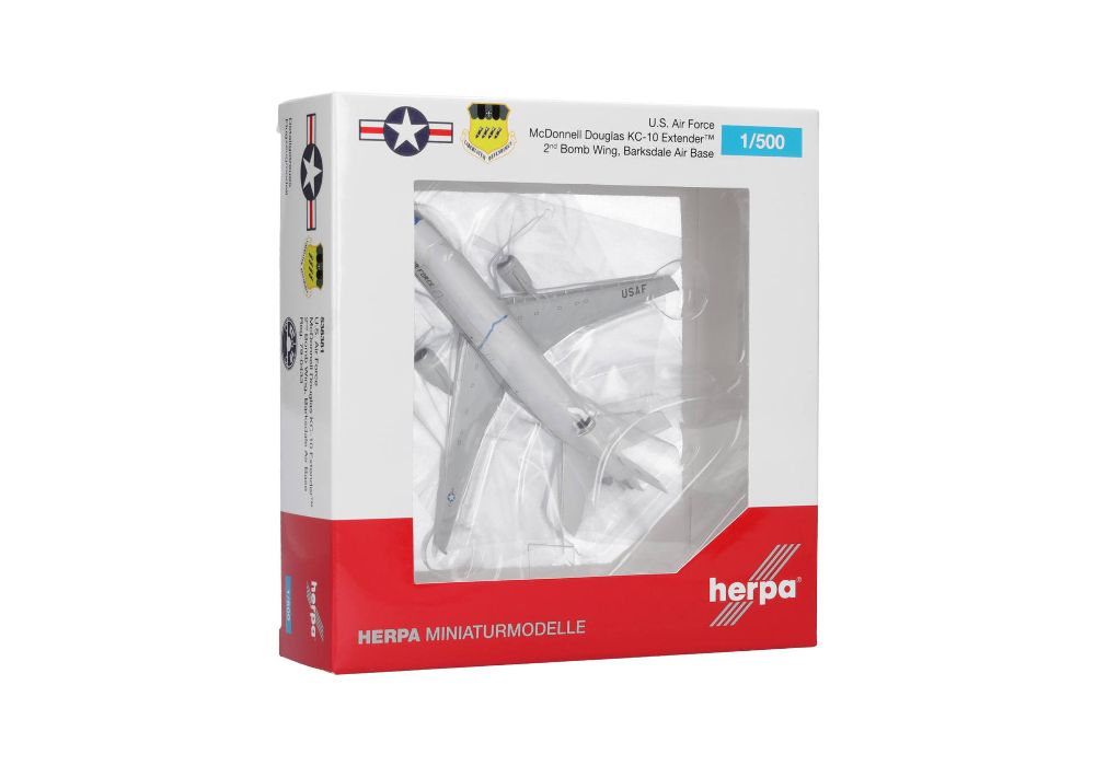 Herpa 538381 U.S. Air Force McDonnell Douglas KC-10 Extender 1:500
