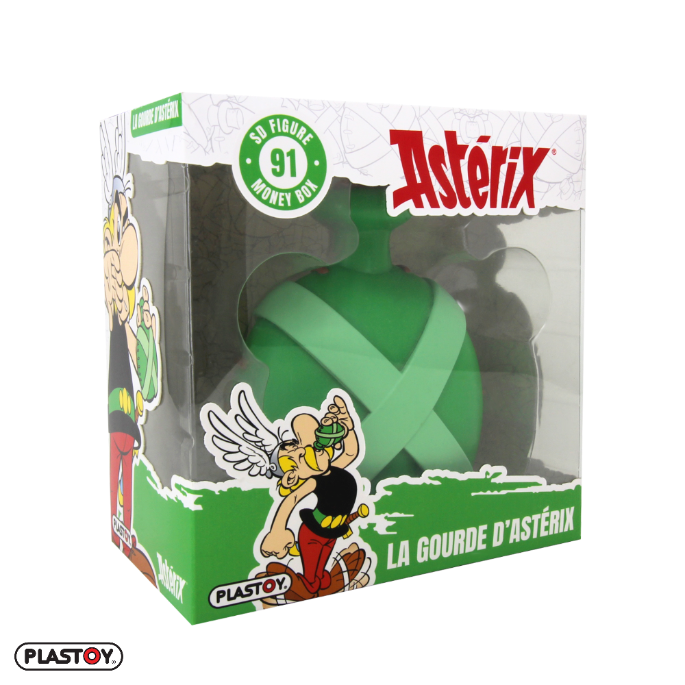 Plastoy 80303 Asterix Trinkflasche (Gourde) 15 cm NEU OVP Spardose