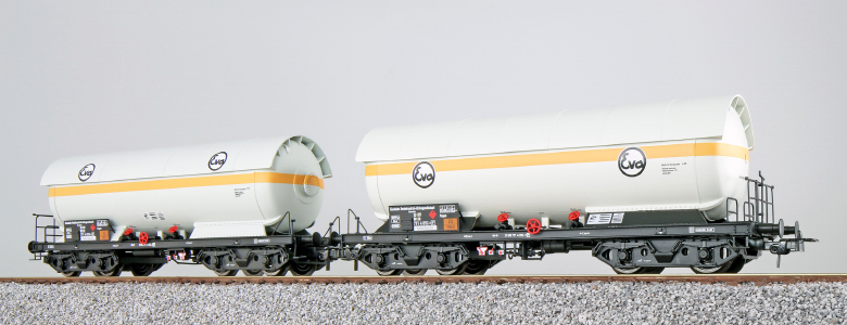 Pullman 36528 Gas-Kesselwagen Set - ZAG 620 - Spur H0 - DC - Neu