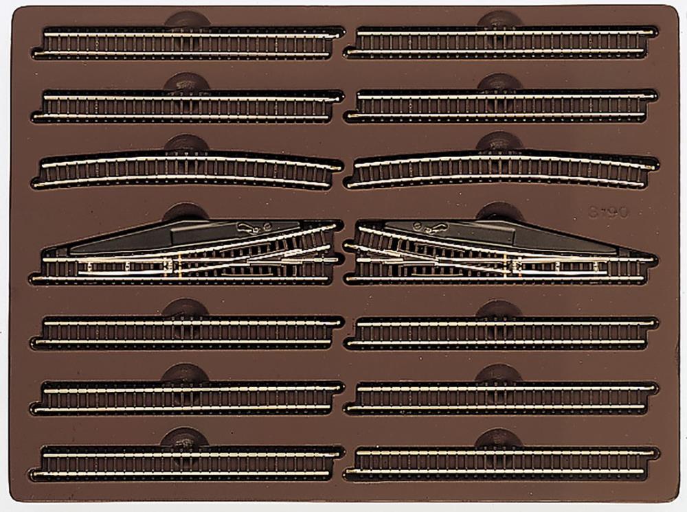 Märklin 8190 Erweiterungspackung E mit Handweichen - Spur Z - Neu