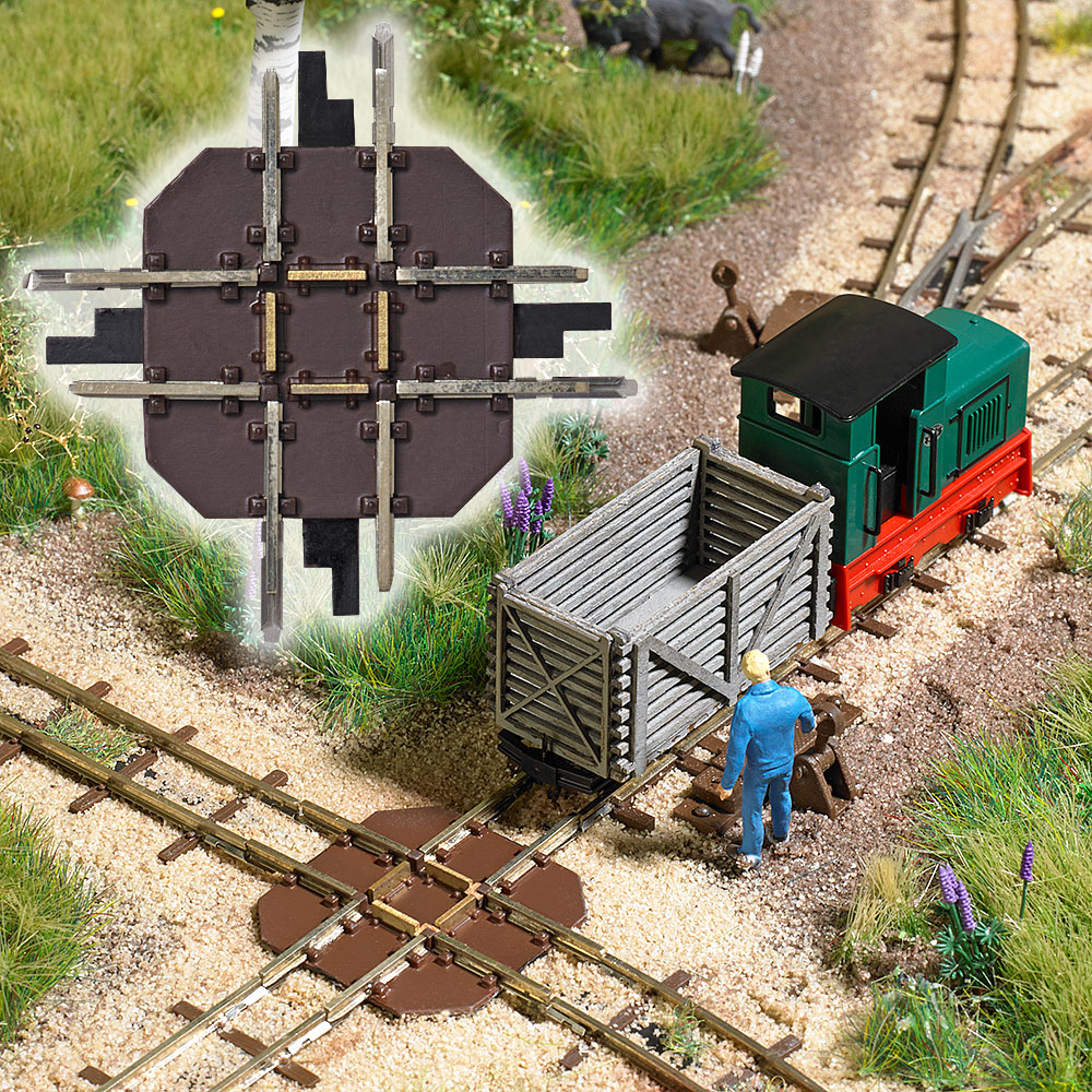 Busch 12340 Kreuzung 33,3 mm, 90° 1:87 Spur H0f Neu OVP