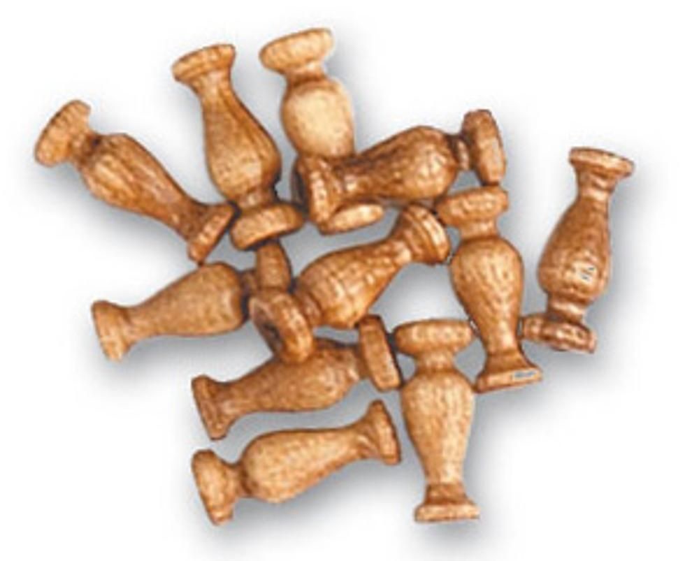 Artesania Latina 908541 Einzelsäule, Walnuss, 8 mm, 18 Stück