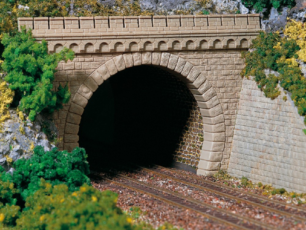 Auhagen 11343 Tunnelportale zweigleisig
