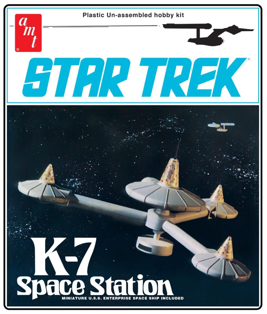 AMT AMT1415/12 STAR TREK K-7 SPACE STATION 1:7600 Bausatz Neu