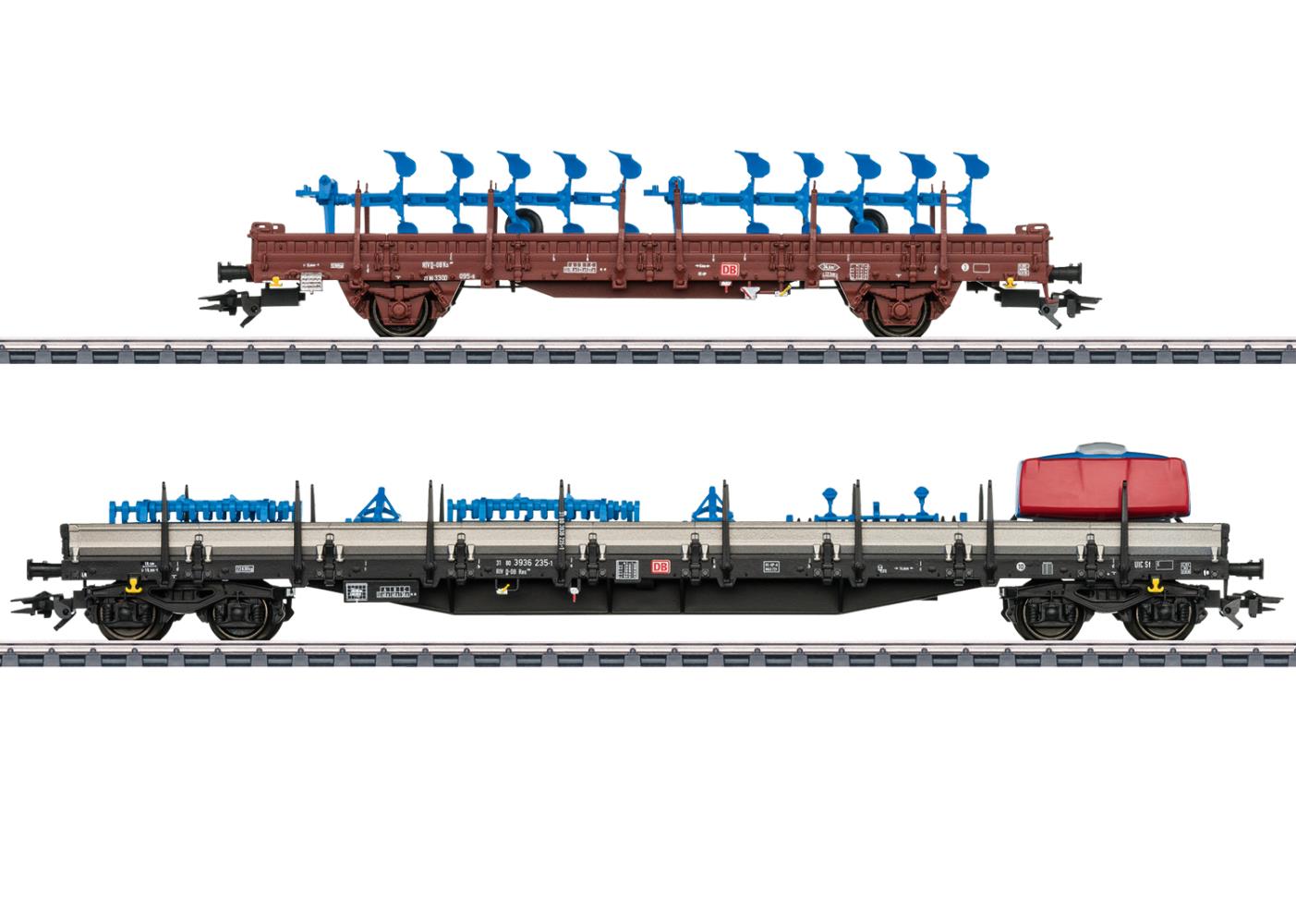 Märklin MHI 46405 Güterwagen-Set 1 Landwirtschaftliche Geräte Spur H0