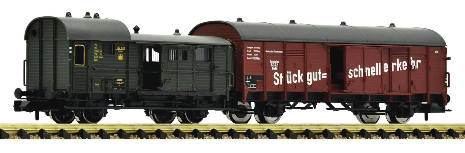 Fleischmann 6660032 Leig-Wageneinheit 1 DRG 1:160 Spur N DC Neu OVP