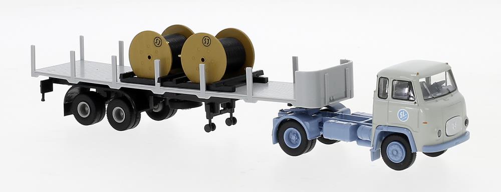 Brekina 85173 Scania LB 76 Rungen-SZ m. Kabeltro.1962 SLAB 1:87