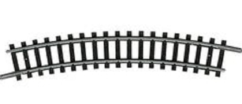Trix 14924 Gleis gebogen R2 24 Grad Spur N 1:160
