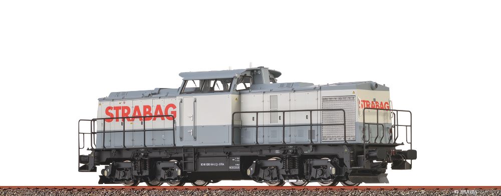 Brawa 41704 Diesellok BR 203 STRABAG 1:87 Spur H0 DC Analog