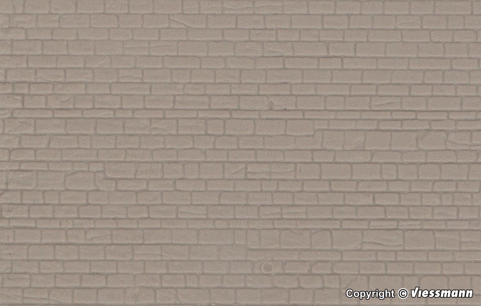 Kibri 34146 Mauerplatte unregelmäßig, L ca. 20 x B 12 cm - Neu