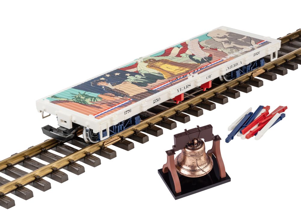 LGB 40598 Flachwagen 250 Jahre Amerika 1:22,5 Spur G NEU OVP