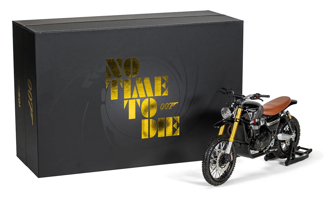 Corgi CC08403 James Bond Triumph Scrambler 1200XE (Norway) 1:12