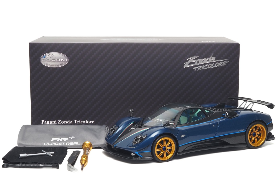 Almost Real 850620001 PAGANI ZONDA TRICOLORE 2010 BLUE METALLIC 1:18